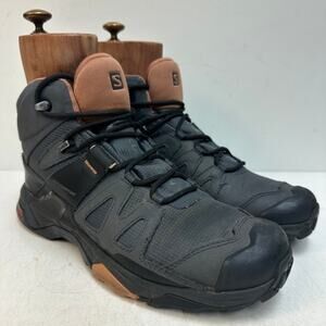 GOOD Salomon X ULTRA 4 MID GORE-TEX Women's Hiking Boot Gray Lightweight 8